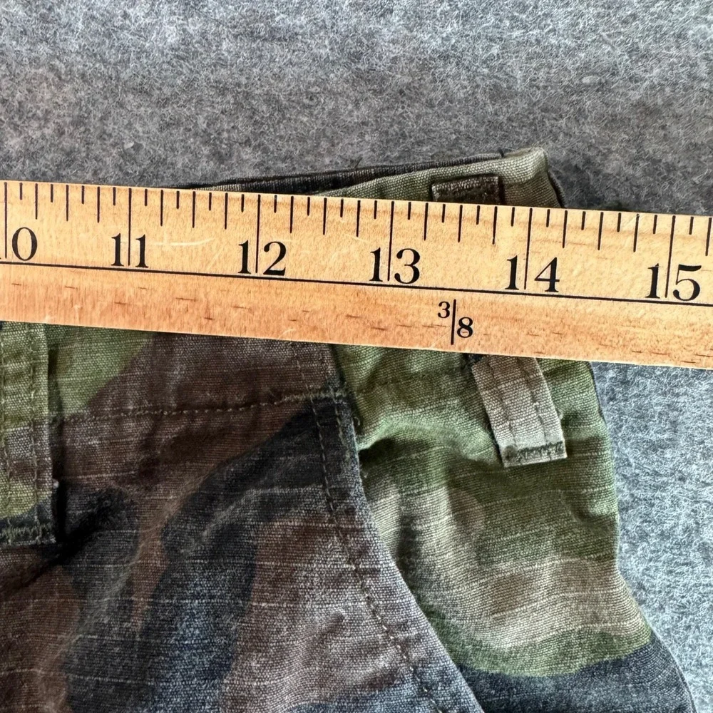 Tru-Spec Small Reg 28x29.5 Green Woodland Camo Ripstop BDU Mens Cargo Pants